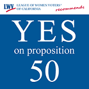 YES on proposition 50 graphic