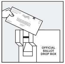 Drop off your ballot at a vote center in participating counties, voting, elections, california