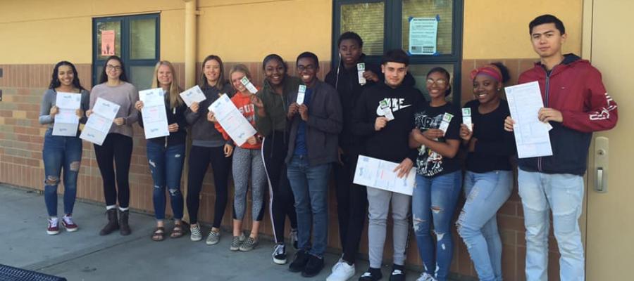 Cosumnes Oaks, High School, Voter Registration, cavotes, California, voting, elections, votersedge, youth vote