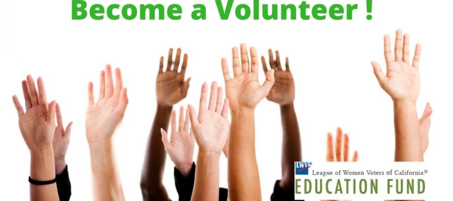 volunteer, community, League of Women Voters of California Education Fund, civiced, activism, local, elections