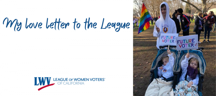 League of women voters birthday, insurrection, equality, California, Stephanie Doute, family, tolerance, voting rights