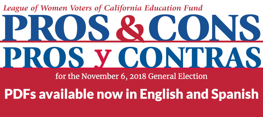 pros and cons on the November ballot measures, 