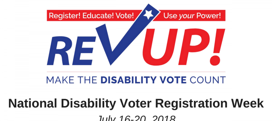 rev up, disability vote, voting rights, elections, voter registration