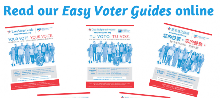 Easy Voter Guides online, cavotes, elections, california, voter guide