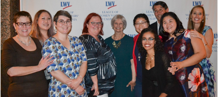 LWVC Staff at Trudy Schafer's retirement party