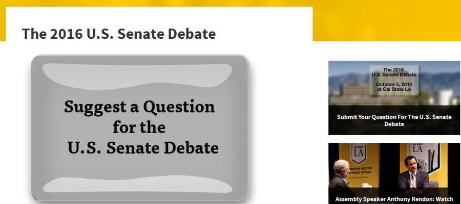 US Senate Debate, Harris, Sanchez, democrats, CAElections, debate, California