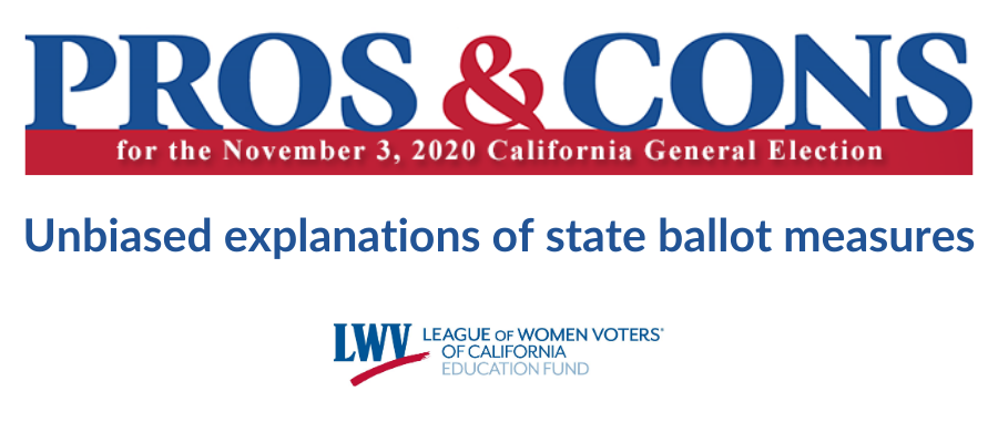 Pros and cons on the ballot measures, voter guides, California, voting, propositions