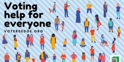 voting help for everyone from Voter's Edge
