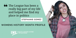 Stephanie Gomez, Los Angeles, Women's History Month