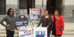 voting rights, freethevote, voting, elections, League of WOmen Voters of California, civil rights