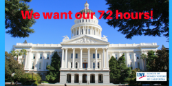 We want our 72 hours to review Assembly Bills image, Prop 54, transparecy, League of OWMen Votesr of cAlifornia, Helen HUtchison