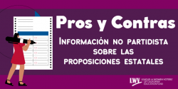 Pros y Contras | Información no partidista sobre las proposiciones  estatales