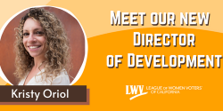 Meet our New Director of Development Kristy Oriol