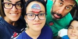 Family ivoted picture, cavotes, elections, California, Los Angeles, Sarah Levy